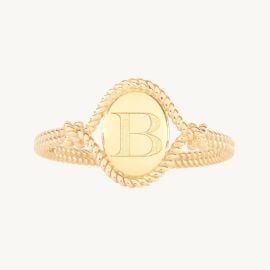 Love Knot Gold Signet Ring Catbird The Summer I Turned Pretty at Catbird Jewelry